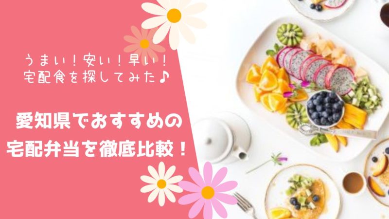 愛知県でおすすめの宅配食を比較！