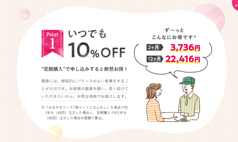 ワタミの宅食ダイレクト・定期購入