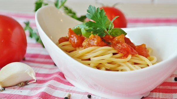 トマトのスパゲティ