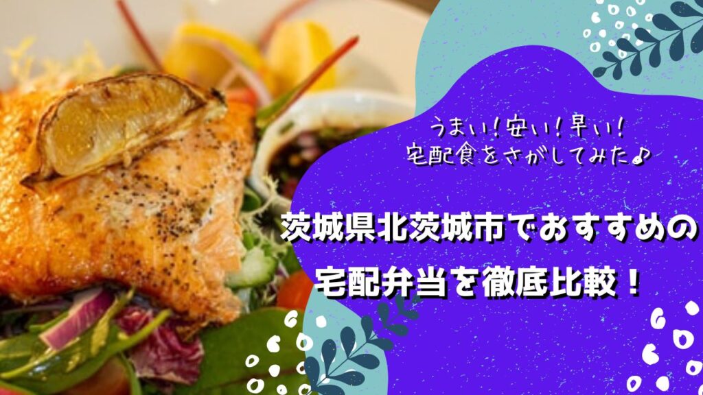 北茨城市でおすすめの宅配弁当6社を比較！