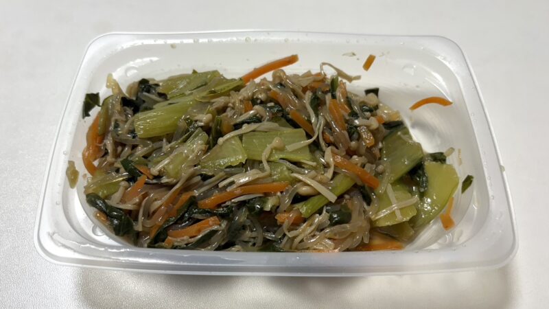 青梗菜とえのきのナムル
