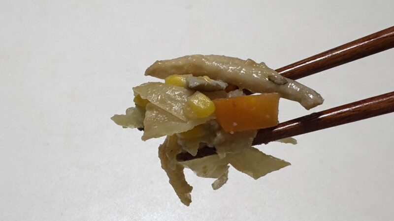 鮭のちゃんちゃん焼きの野菜